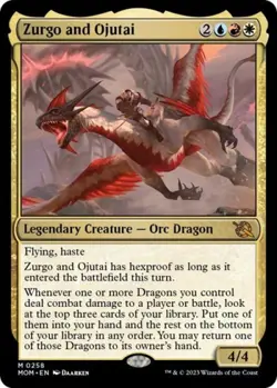Zurgo and Ojutai - Near Mint MTG March of the Machine - Image 1