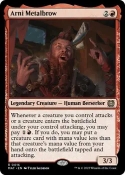 Arni Metalbrow - Near Mint MTG March of the Machine: The Aftermath - Image 1