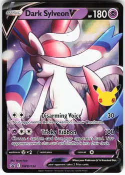 Dark Sylveon V SWSH134 Pokemon SWSH: Sword & Shield Promo Cards Promo VLP - Image 1