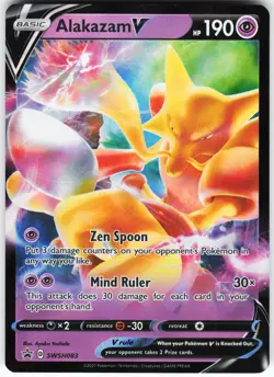 Alakazam V - SWSH083 Pokemon SWSH: Sword & Shield Promo Cards Holo Promo NM - Image 1