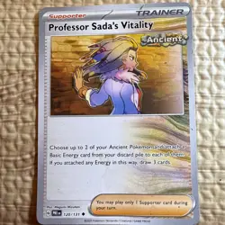 Pokemon TCG Professor Sada's Vitality - Pokeball 120/131 Prismatic Evolutions NM - Image 2