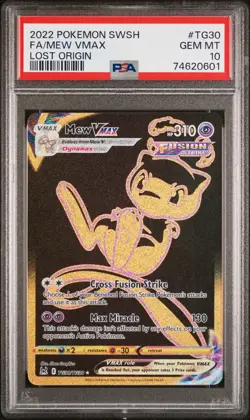 2022 Pokemon Sword & Shield Lost Origin - Mew VMAX (Secret)#TG30 PSA 10 GEM MINT - Image 2