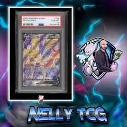 2020 Pokemon Sword & Shield - Zacian V #195 FULL ART - PSA 10 GEM MINT - Image 1