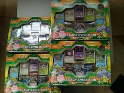 2017 Pokemon TCG XY LEGACY EVOLUTION PIN COLLECTION BOXED SET UNOPENED - Image 1