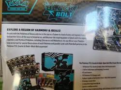 Pokemon Scarlet and Violet black bolt ETB factory sealed new - Image 2