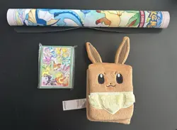 NEW - Pokemon TCG Prismatic Evolution SPC Mat, Sleeves and Eevee Pouch - Image 1