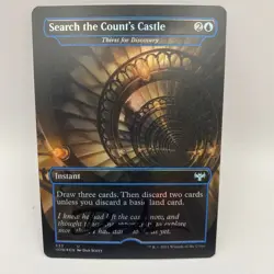 Search the Count's Castle Card Signed By Dan Scott Artist Proof - Image 1