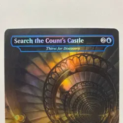 Search the Count's Castle Card Signed By Dan Scott Artist Proof - Image 2
