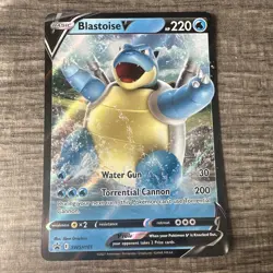 Blastoise V SWSH101 SWSH: Sword & Shield Promo Cards Holo Pokemon TCG - NM - Image 1
