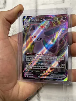 Espeon VMAX Evolving Skies 065/203 Holo Ultra Rare Pokemon TCG Near Mint NM Card - Image 2