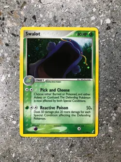 Pokemon TCG Cards Swalot 11/100 Crystal Guardians Holo Rare NM - Image 1