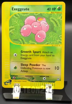 Pokemon TCG Card - Exeggcute 76/147 Aquapolis Reverse Holo Common - Image 1