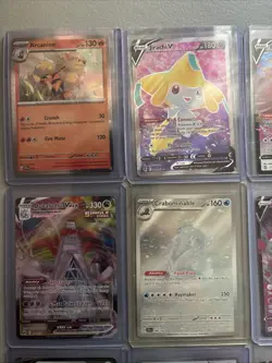9 Card Pokemon Card Lot Rare Secret Rare V VMAX - Image 2