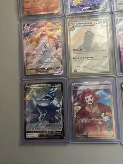 9 Card Pokemon Card Lot Rare Secret Rare V VMAX - Image 5