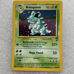 Pokemon TCG Nidoqueen Base Set 2 Holo Unlimited Rare Card 12/130 Mint Condition - Image 1