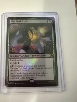 The Soul Stone Marvel's Spider-Man Foil Prerelease Stamp - Image 1