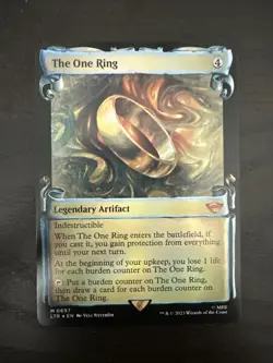 The One Ring (Showcase Scrolls) Lord of the Rings: Tales of Middle-Earth Foil - Image 1