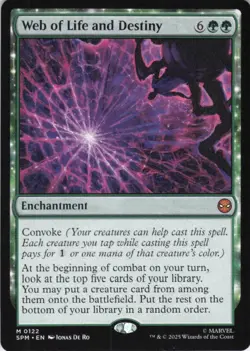 MTG Web of Life and Destiny (122) | NM | Spider-Man (SPM) - Image 1
