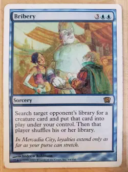 MTG Bribery - 8th Edition Lightly Played See Pictures Fast Shipping - Image 1