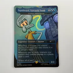 MTG Squidward, Sarcastic Snob (1928) *Rainbow Foil* Secret Lair: SpongeBob MT/NM - Image 1