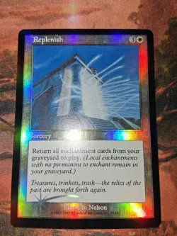 MTG FOIL Replenish Urza's Destiny LP Reserved List - Image 1