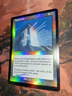 MTG FOIL Replenish Urza's Destiny LP Reserved List - Image 3