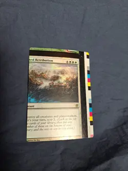 MTG MISCUT Born of the Gods Set Faded Retribution & Hero of Leina Tower FOIL - Image 1