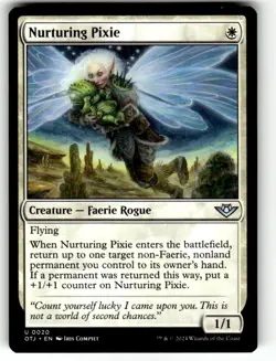 Nurturing Pixie - 20 - OTJ - NM - MTG - Magic the Gathering - Image 1