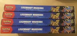 Pokemon Tcg Swsh Legendary Warrior Premium Collection sealed Lot Of 4 - Image 1