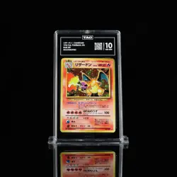 1996 Pokemon Base Set Holo Charizard Japanese TAG 10, Highest Graded Pop - Image 1