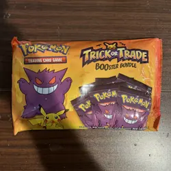 Pokemon TCG Trick Or Trade Booster Bundle Halloween 40 Mini Packs Factory Sealed 820650850783 - Image 1