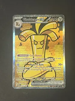 Pokemon Gholdengo ex 252/182 SIR SV04: Paradox Rift Holo - Near Mint - Image 2