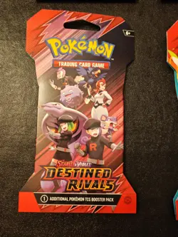 Pokemon TCG Destined rivals sleeved art set of 4. new sealed uk - Image 2