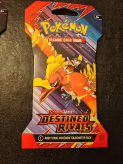 Pokemon TCG Destined rivals sleeved art set of 4. new sealed uk - Image 3