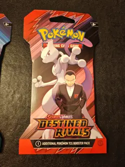 Pokemon TCG Destined rivals sleeved art set of 4. new sealed uk - Image 4