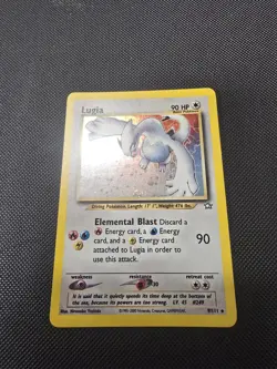 Pokemon TCG Lugia 9/111 Neo Genesis Holo LP - Image 1