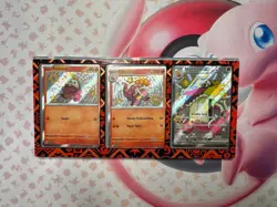 Pokemon TCG Skeledirge EX SVP079 080 081 Promo Set Paldean Fates NM - Image 2