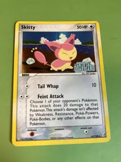 Pokemon TCG Skitty EX Crystal Guardians 41/100 Holo Uncommon - Image 1
