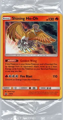 1x POKEMON SHINING OH-OH HOLO FOIL SM70 SUN & MOON BLACK STAR RARE PROMO SEALED - Image 1