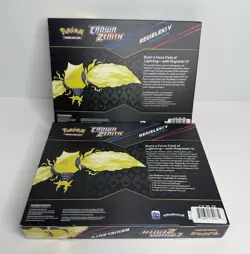NEW FACTORY SEALED 2025 Pokem TCG Crown Zenith Regieleki V Collection Box x 2 - Image 2