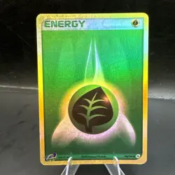 Grass Energy Reverse Holo EX Ruby & Sapphire 2003 # 104/109 Pokemon TCG - Image 1