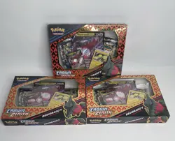 Pokemon TCG Crown Zenith Regidrago v Collection Box Sealed x 3 820650851834 - Image 1