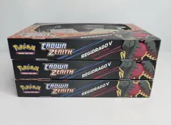 Pokemon TCG Crown Zenith Regidrago v Collection Box Sealed x 3 820650851834 - Image 3