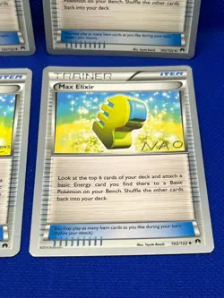 Pokemon Tcg Max Elixir 102/122 WC 2018 x4 - Image 5