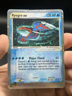 Kyogre ex Holo Black Star Promo 001 2003 Pokemon E Series English LP - Image 3