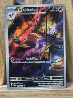 Fletchinder 199/193 Illustration Rare IR Pokemon TCG Paldea Evolved NEAR MINT NM - Image 1