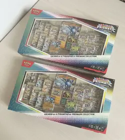 Pokemon Prismatic Lucario Ex Tyranitar Ex Premium Collection Lot of 2 Sams Club - Image 1