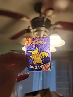 Pokemon Elf Eif Origin Collection STAINED GLASS ACRYLIC CASE HIT ~ Pikachu - Image 2