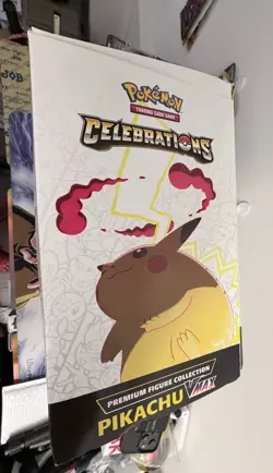 Pokemon TCG Celebrations Premium Figure Collection Pikachu VMAX Box Sealed New 820650809408 - Image 5