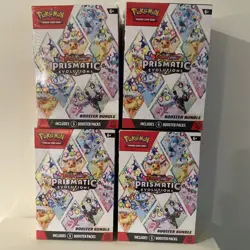 Pokemon Prismatic Evolutions Booster Bundle - Lot of 4 - New & Sealed - Image 1